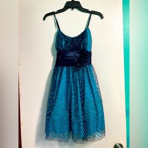 Blue B. Smart short prom dress. Size 9.